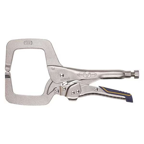 Locking C-Clamp, Steel, 2-5/8" D Throat
