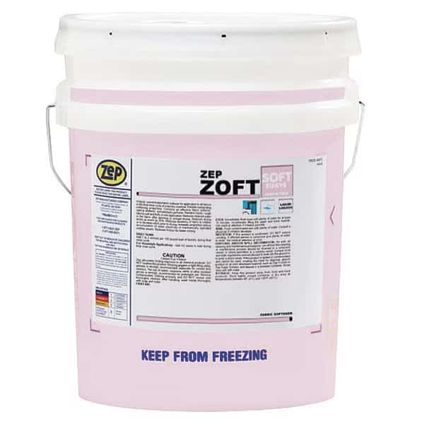 High Efficiency Fabric Softener, 5 gal Pail, Liquid, Pleasant Citrus, Pink