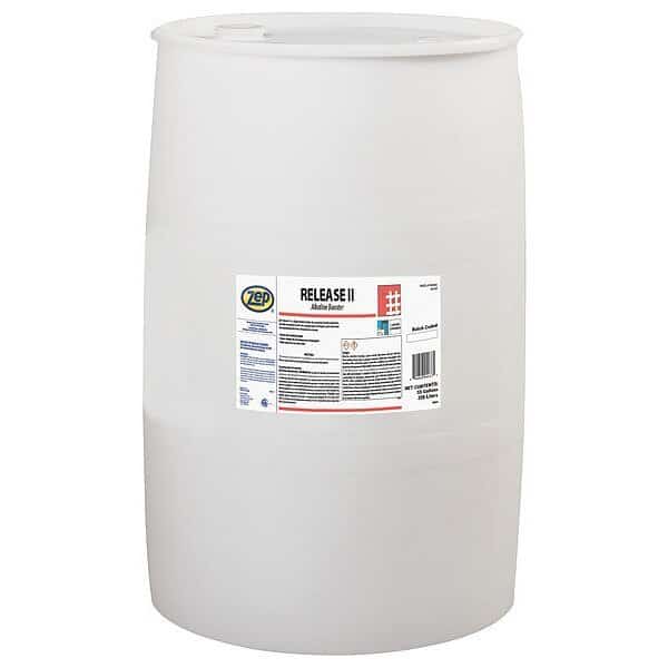 Laundry Detergent, 55 gal Drum, Liquid, Unscented, Clear