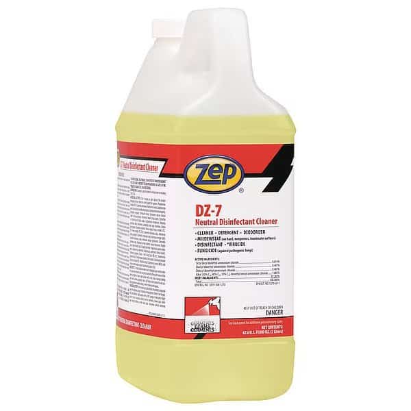 Disinfectant Cleaner, Spray Bottle, Pleasant, Yellow, 4 PK
