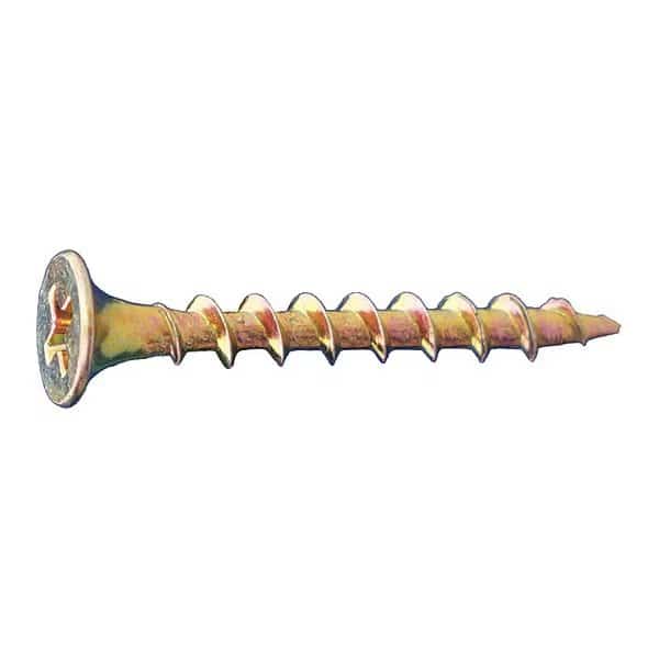 Drywall Screw, #8 x 3 in, Flat Head Phillips Drive, 2000 PK