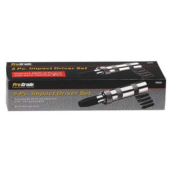 Impact Driver Set ,1/2"Dr., Mfr#: 19620, PROGRADE