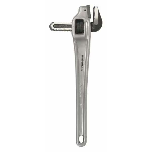 18" L Aluminum Aluminum Pipe Wrench  18"