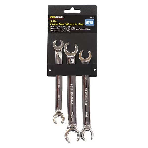 Metric Wrench, Sets, 3 pcs., Pro-Grade Tools, Mfr#: 19017