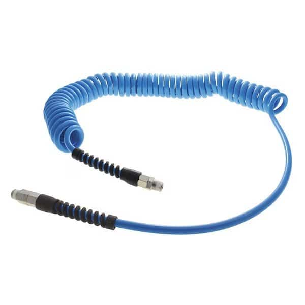 Coiled Air Hose,1/4" ID x 16 ft., Mfr#: TT-14-20-LB-RS-QC, ATP