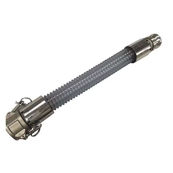 Food Grade Hose Assembly, 3" ID x 10 ft., Kuriyama, Mfr#: WT300-10-C X E