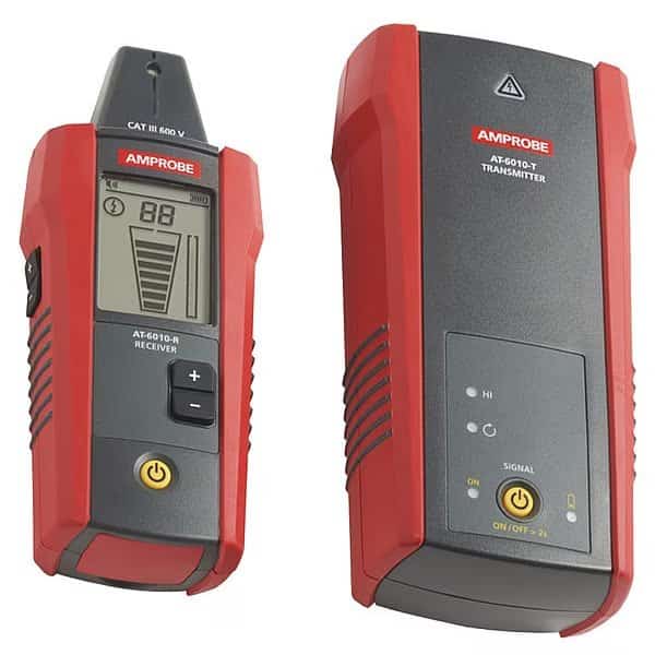 Wire Tracer,Range 0 to 600VAC/DC,LCD, Mfr#: AT-6010, AMPROBE