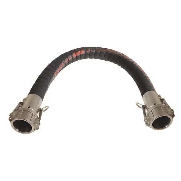 Chemical Hose Assembly, 3" ID x 4 ft.