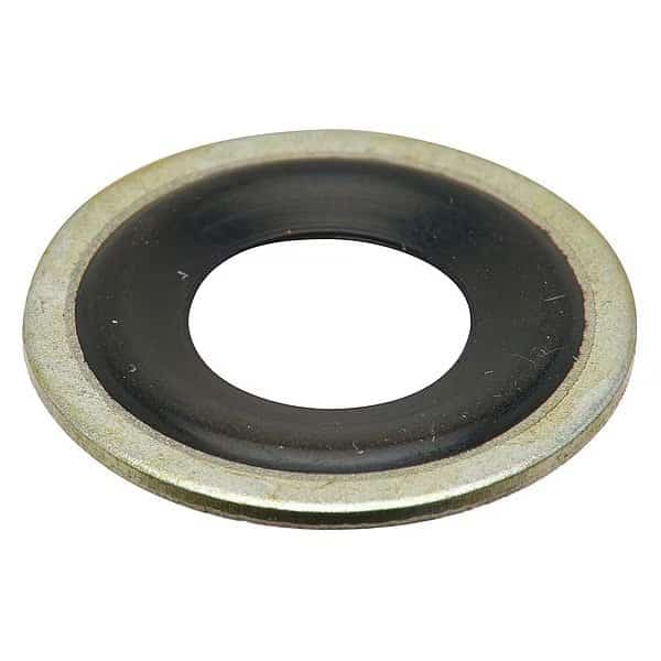 Oil Drain, 1/2" dia., Metal, Rubber, PK10