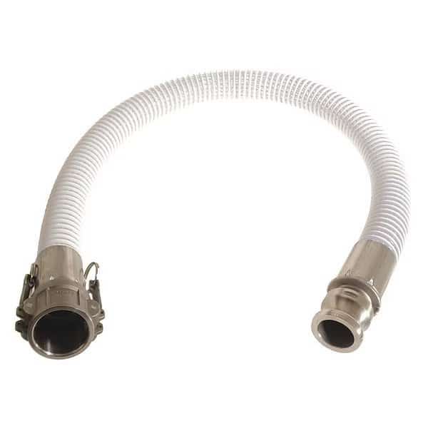 Food Grade Hose, 3" ID x 25 ft., Clear