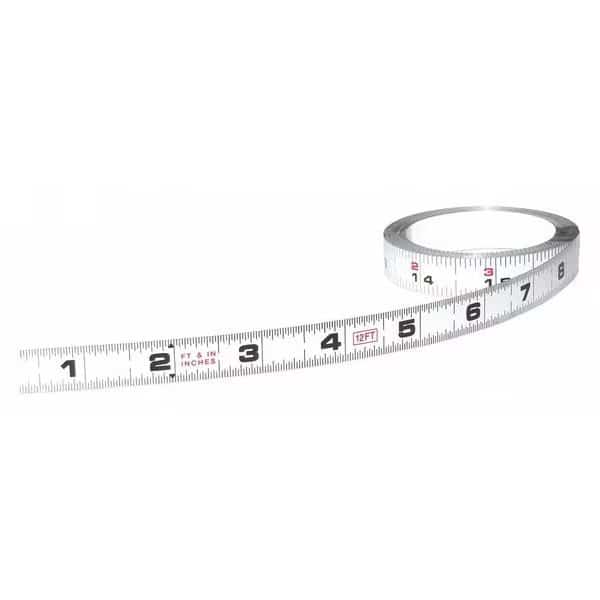 Adhesive Backed Tape Measure,SAE,144" L, Mfr#: 50006, US TAPE