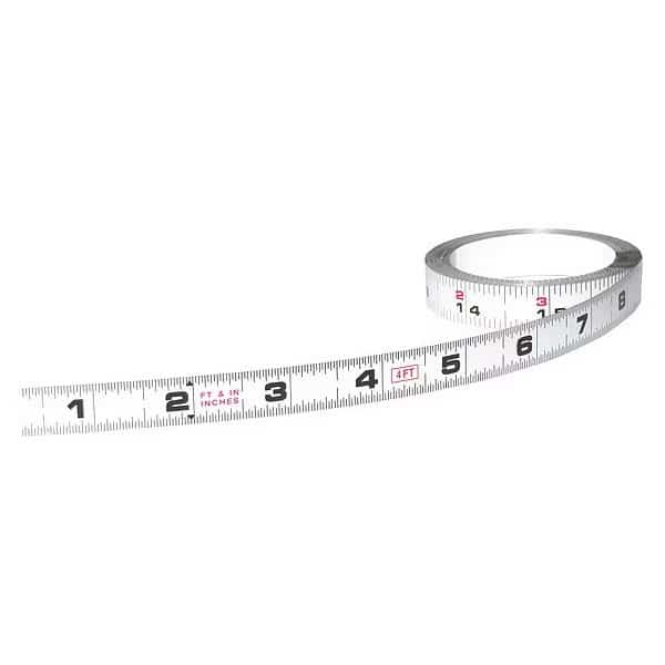 48 in Adhesive Tape Measure, 1/2 in Blade