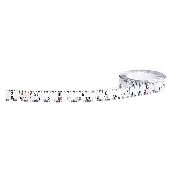 Adhesive Backed Tape Measure,SAE,48" L, Mfr#: 50020, US TAPE