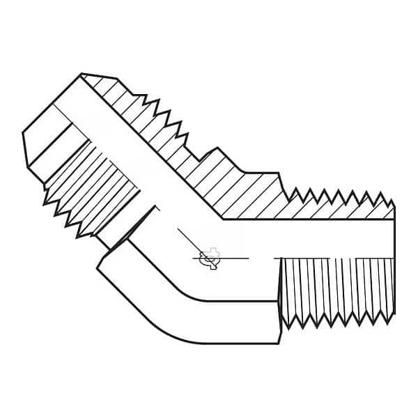 Hose Adapter, 5/8", JIC, 1/2", BSPT