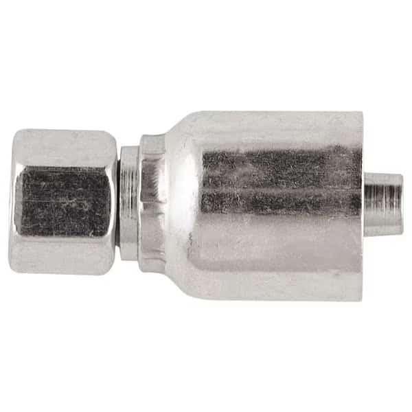 Crimp Fitting, 1/4" I.D., M14-1.5, F, Metric, PARKER, Mfr# 1C343-8-4