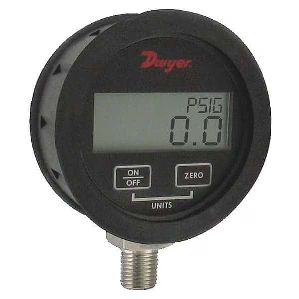 Digital Process Pressure Gauge, 0 to 500 psi, 3 in Dial, 1/4 in NPT, Bottom Location