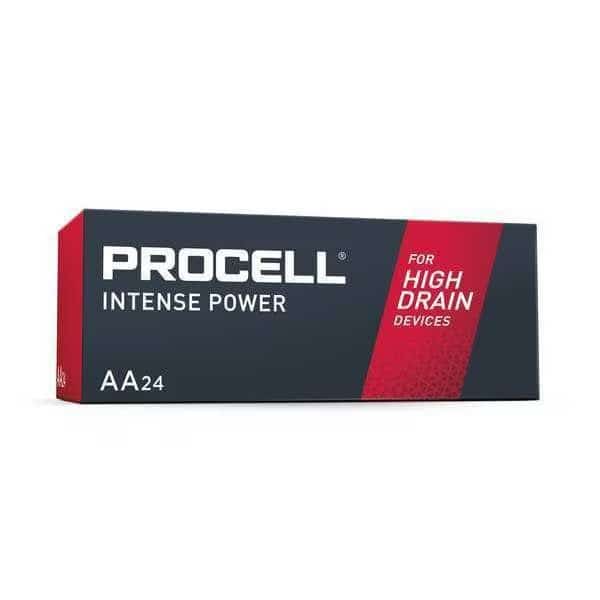 Procell Intense AA Alkaline Battery, 1.5V DC, 24 Pack
