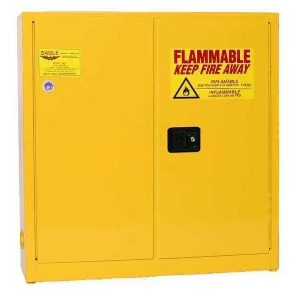 Flammable Liquid Safety Cabinet,Yellow, Mfr#: 1975X, EAGLE