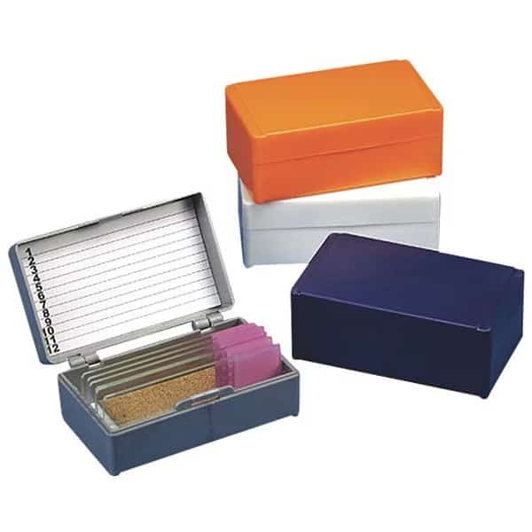Slide Box, 12 Place, White, GLOBE SCIENTIFIC, Mfr# 513072W