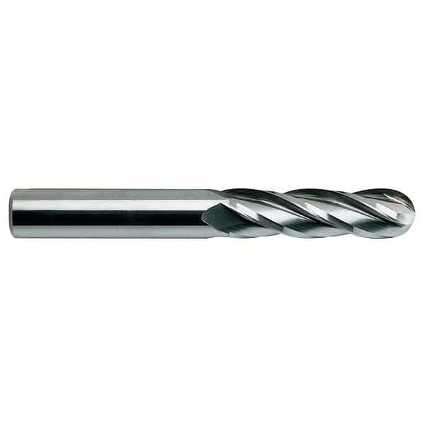 Ball End Mill, Single End, 3/4", Carbide, YG-1 TOOL CO, Mfr# 51598
