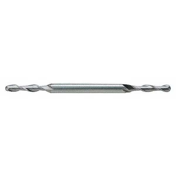 Ball End Mill, Double End, 1/8", HSS, YG-1 TOOL CO, Mfr# 57014