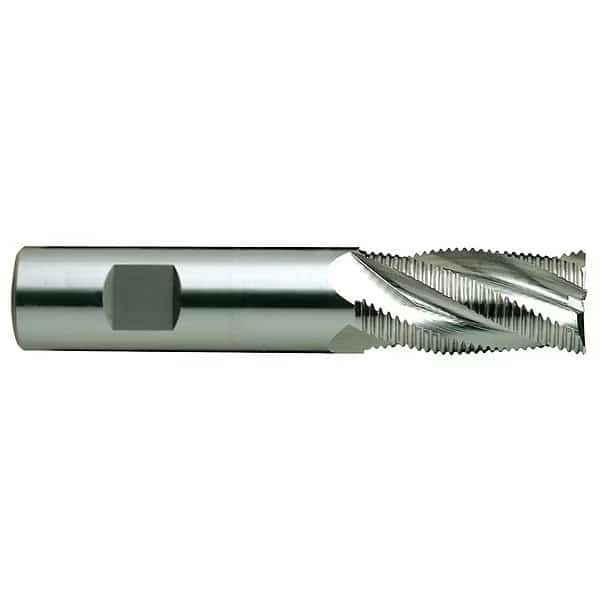 Cobalt End Mill, Single, 1/4inDia, Cntr Cut