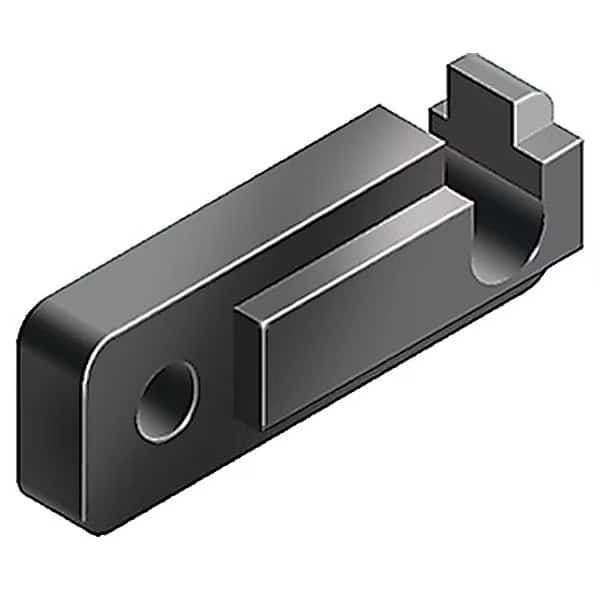 Conveyor Roller Mounting Bracket, Black