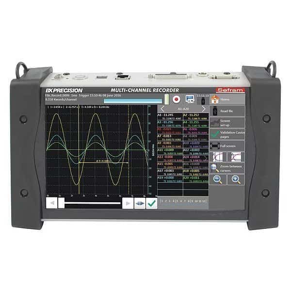 Paperless Recorder,20 Channels, Mfr#: DAS240-BAT, B&K PRECISION