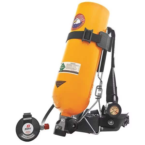 Industrial SCBA, 45 min., 4500 PSI, NIOSH, PSI: 4, 500, 3M SCOTT, Mfr# IND144003100101
