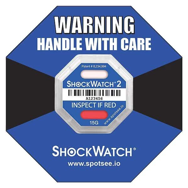 G-Force Indicator Label,115G,PK50, Mfr#: 47000K, SHOCKWATCH