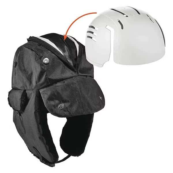 Trapper Hat, Over the Head, S/M, Black, N-FERNO BY ERGODYNE, Mfr# 6802ZI