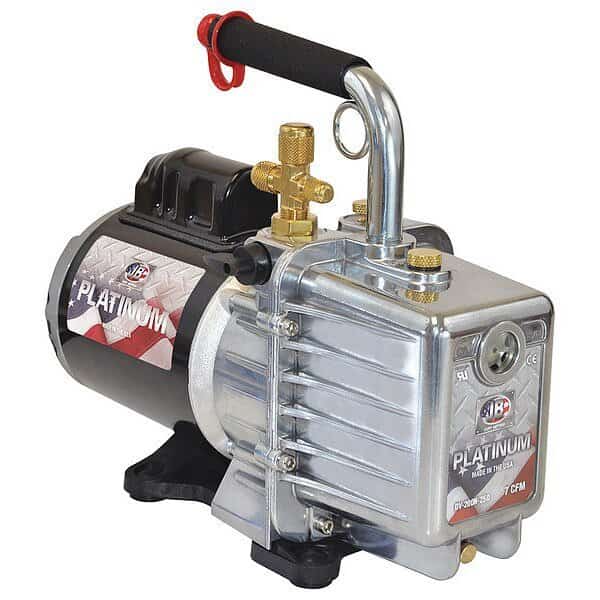 Refrigerant Evacuation Pump, 7.0 cfm, Cord: 6 ft.