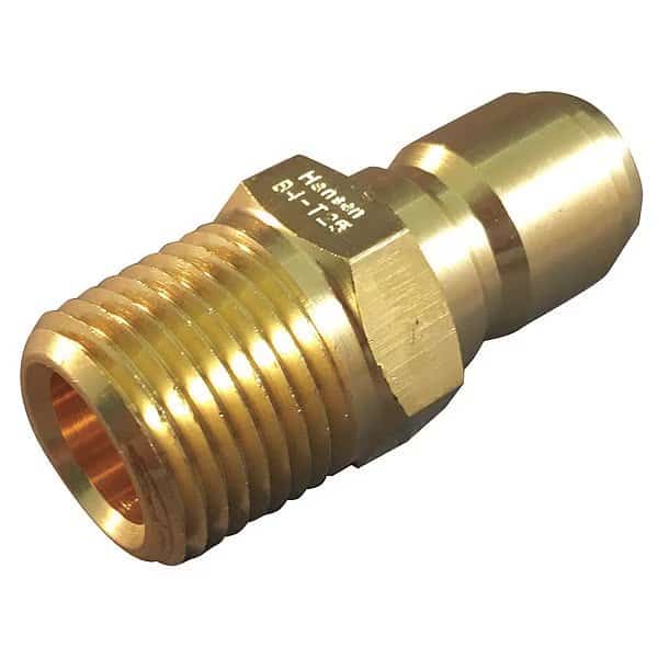Hydraulic Quick Connect Hose Coupling, 303 Stainless Steel Body, Push-to-Connect Lock, ST Series