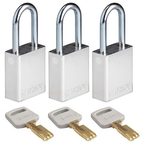 Lockout Padlock, Al, Open Shackel, PK3