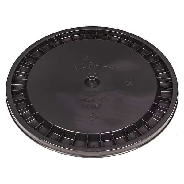 Plastic Pail Lid,Brown,Plastic, Mfr#: ROP2100CVR-SN-BR, BASCO