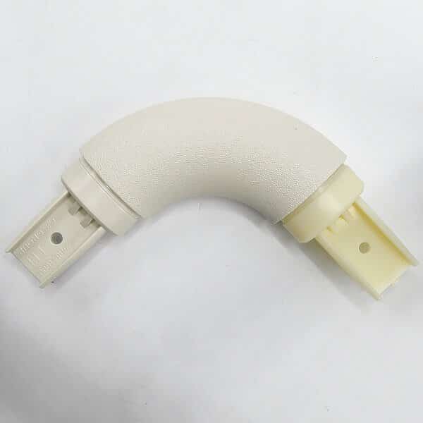 Handrail Corner, Eggshell, PETG, 1 1/2 in H