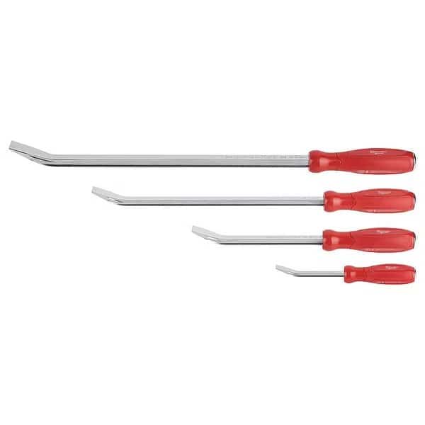 4 pc. Pry Bar Set, MILWAUKEE TOOL, Mfr# 48-22-9214