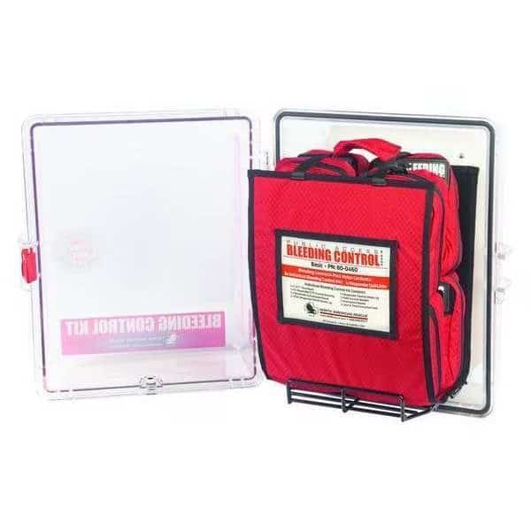 Bleeding Control Kit, Polycarbonate Cabinet, 96 Components, 8 People Served