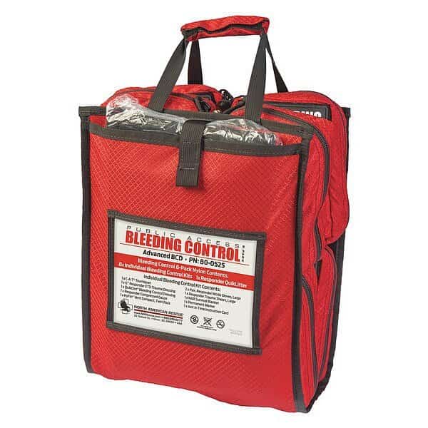 Bleeding Control Kit, Nylon Bag, 88 Components, 8 People Served