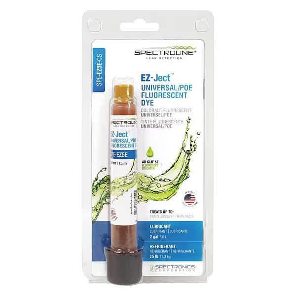 Fluorescent Dye, Amber, 0.5 oz, Cartridge