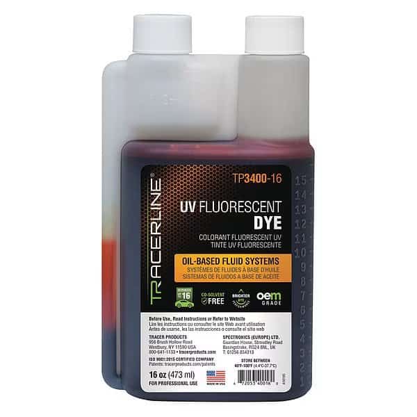 UV Leak Detection Dye,16 oz. Size, Mfr#: TP3400-16, TRACERLINE