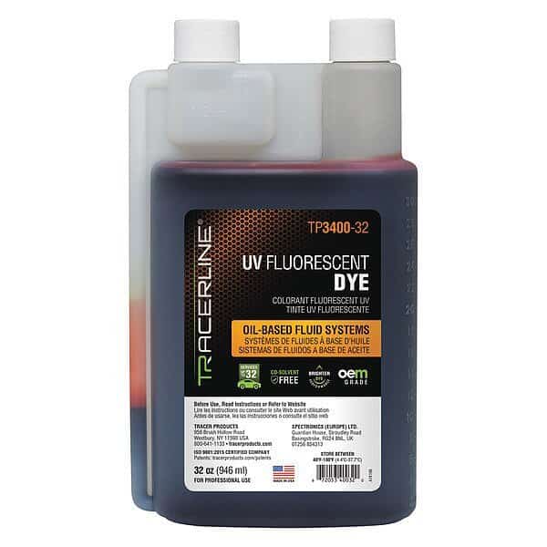 UV Leak Detection Dye, 32 oz. Size, TRACERLINE, Mfr# TP3400-32