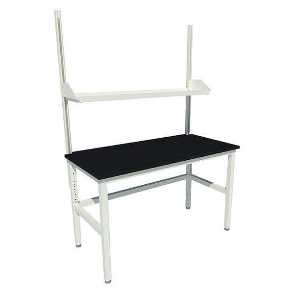 Patriot Work Bench, Steel, Steel Frame, Petal White