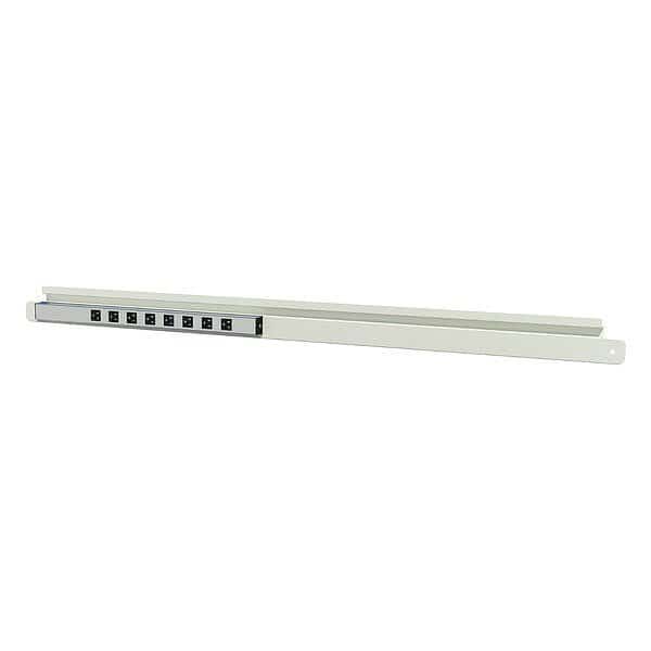 Electrical Outlet Strip and Bin Rail