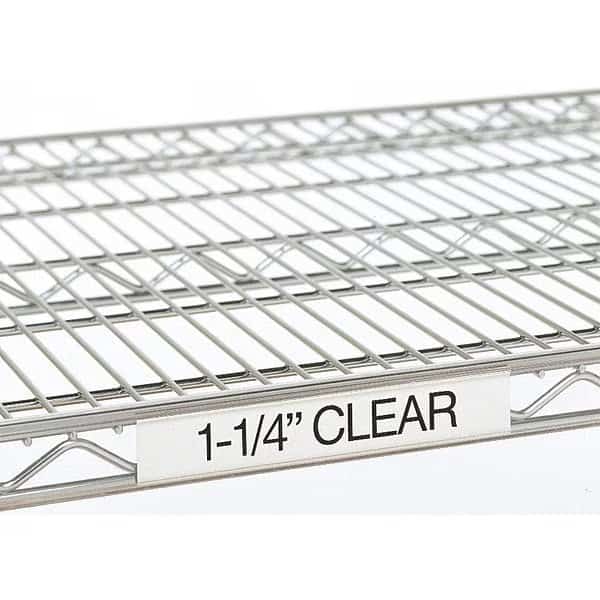Label Holder, Clear, Slide-In