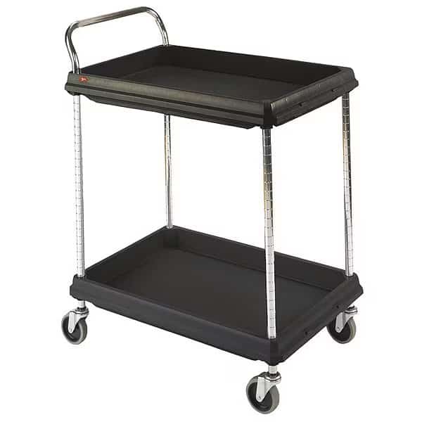Laboratory Utility Deep Ledge Cart,Black , Mfr#: GRBC2636-2DBL