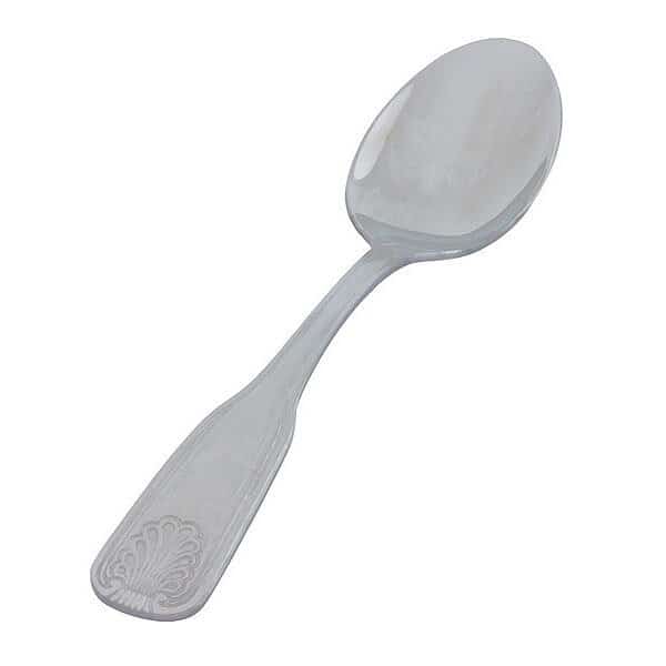 Dessert Spoon, 7 in L, Silver, PK36