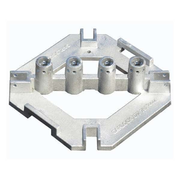 Guard Rail Mounting Bracket, Silver