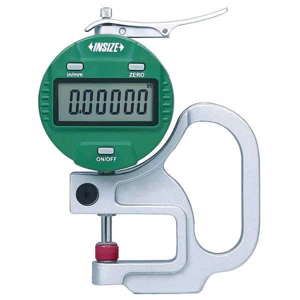 Digital Thickness Gauge, Acc +/-0.0008 in