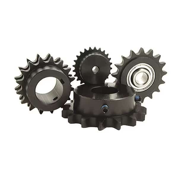 Roller Chain Sprocket, Stock Plain Bore, 41 Chain Size, 42 # of Teeth